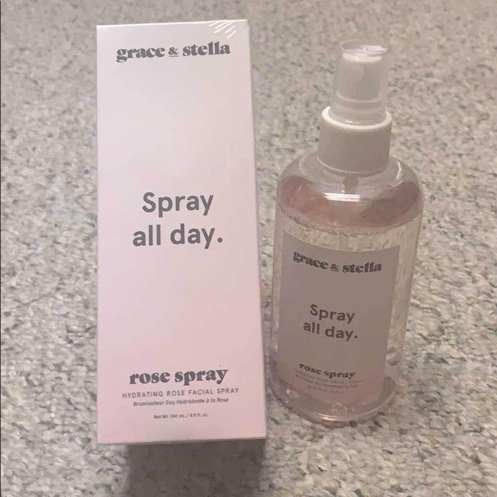 Grace and Stella rose facial spray